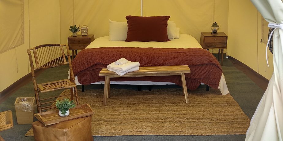 Glamping sites available west of Belle Fourche just off Hwy. 34.