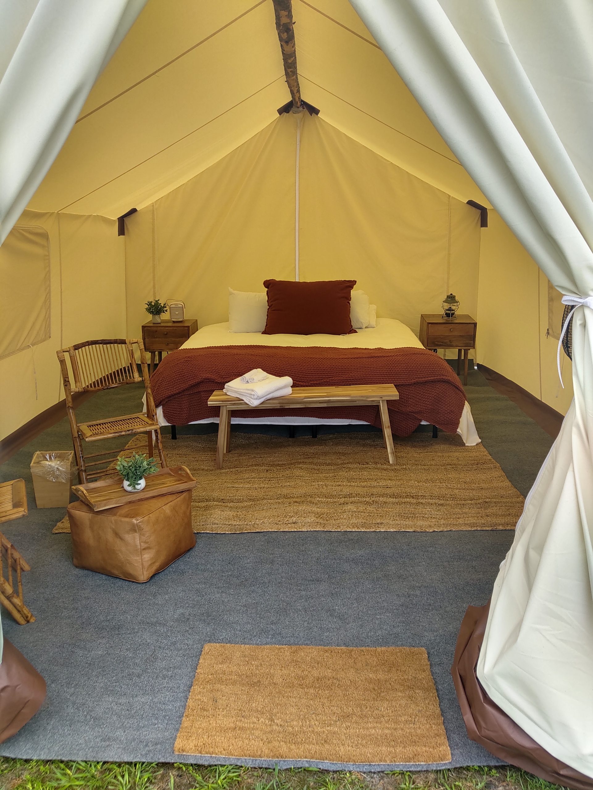 Glamping sites available west of Belle Fourche just off Hwy. 34.